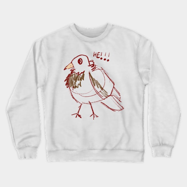 pigeon he!!! Crewneck Sweatshirt by mol842